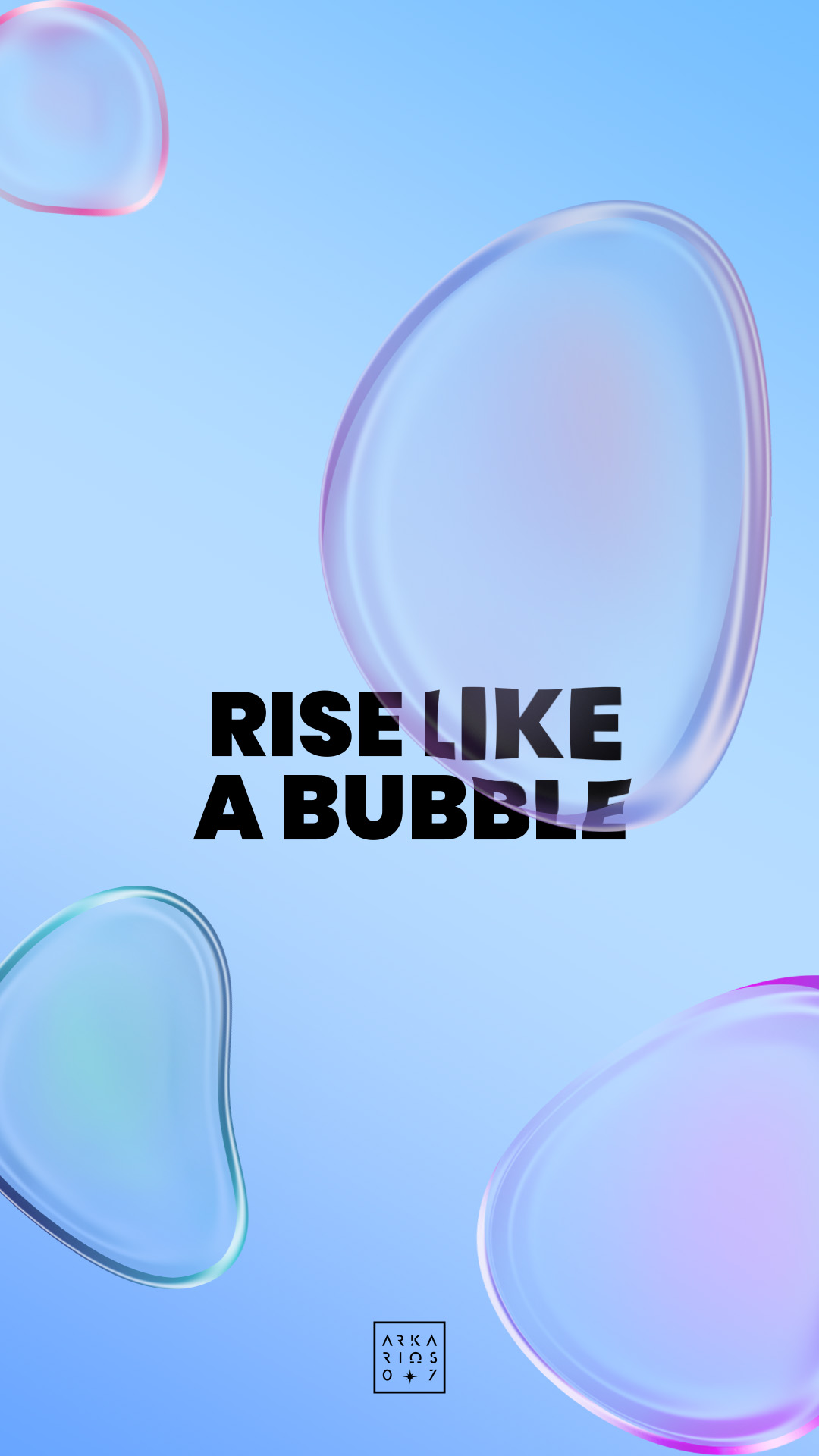 rise like a bubble poster