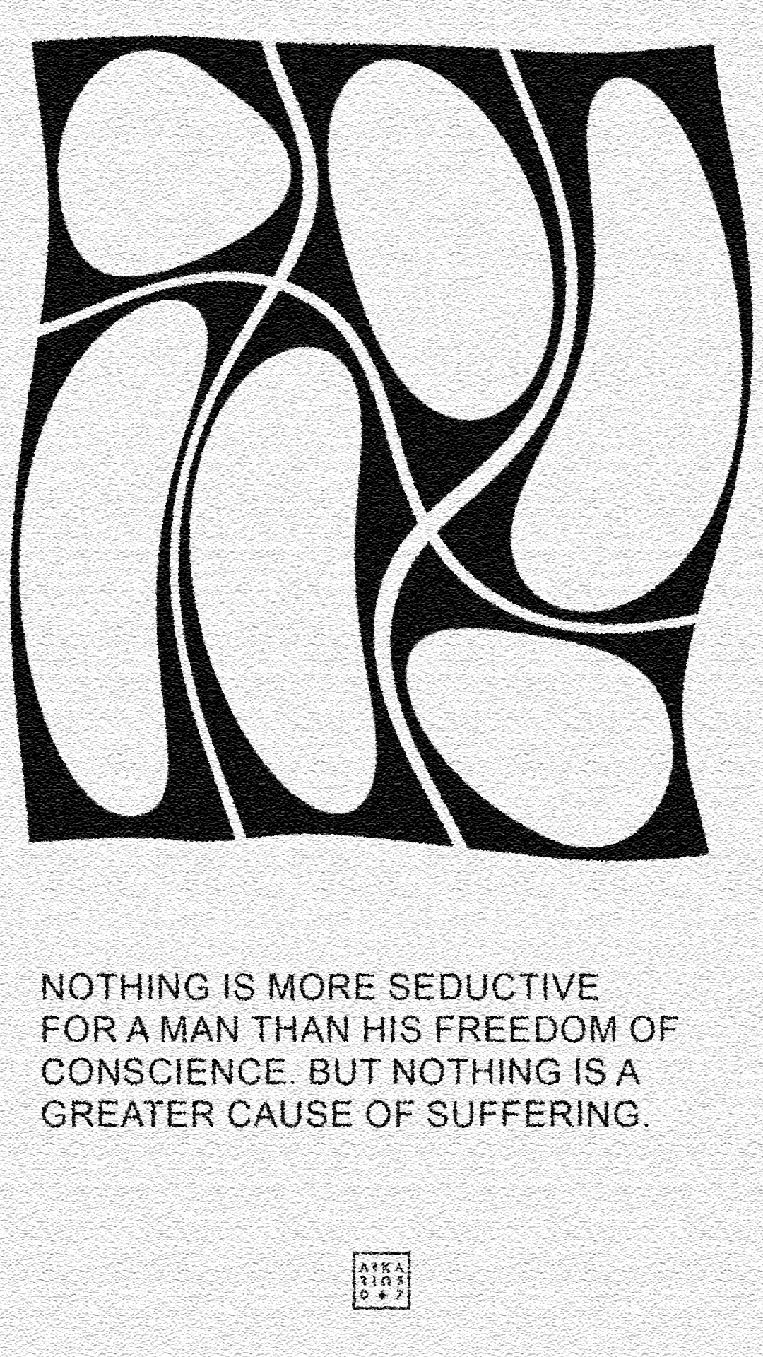 Freedom of conscience quote poster